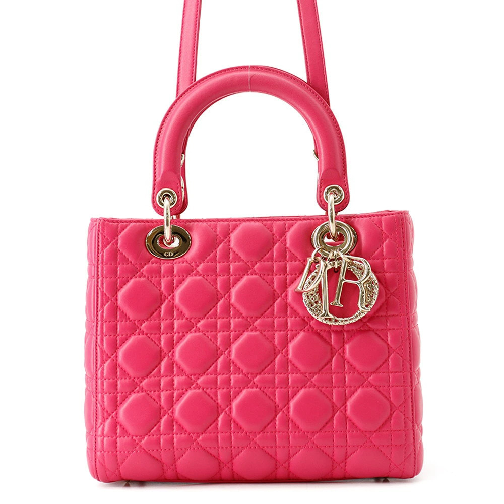 Christian Dior handbag Cannage Lady leather bag